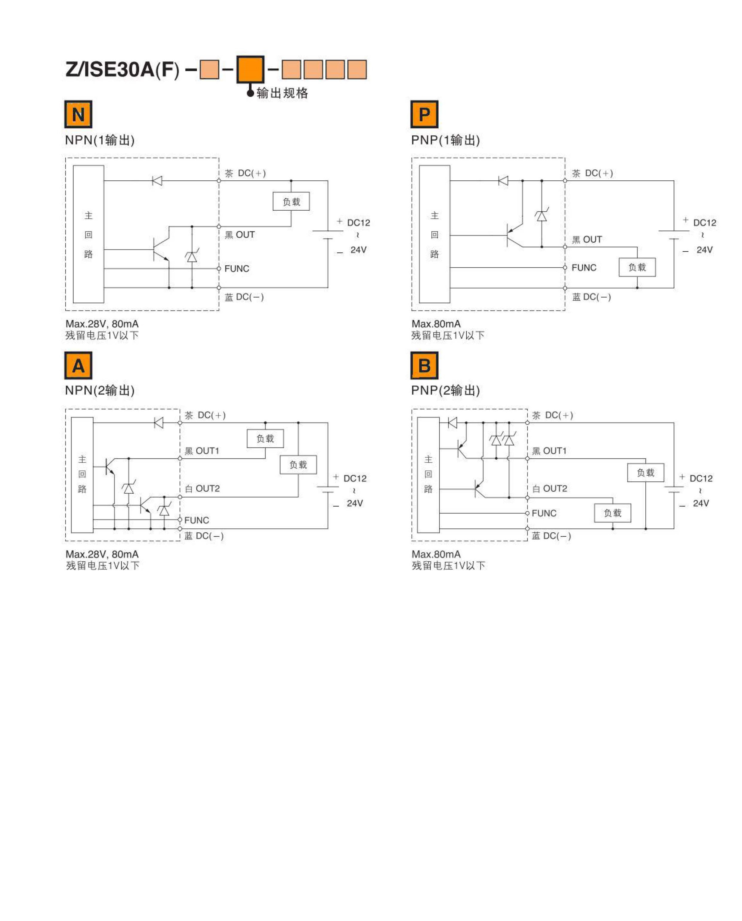 SN-ISE30A 數字式壓力開關