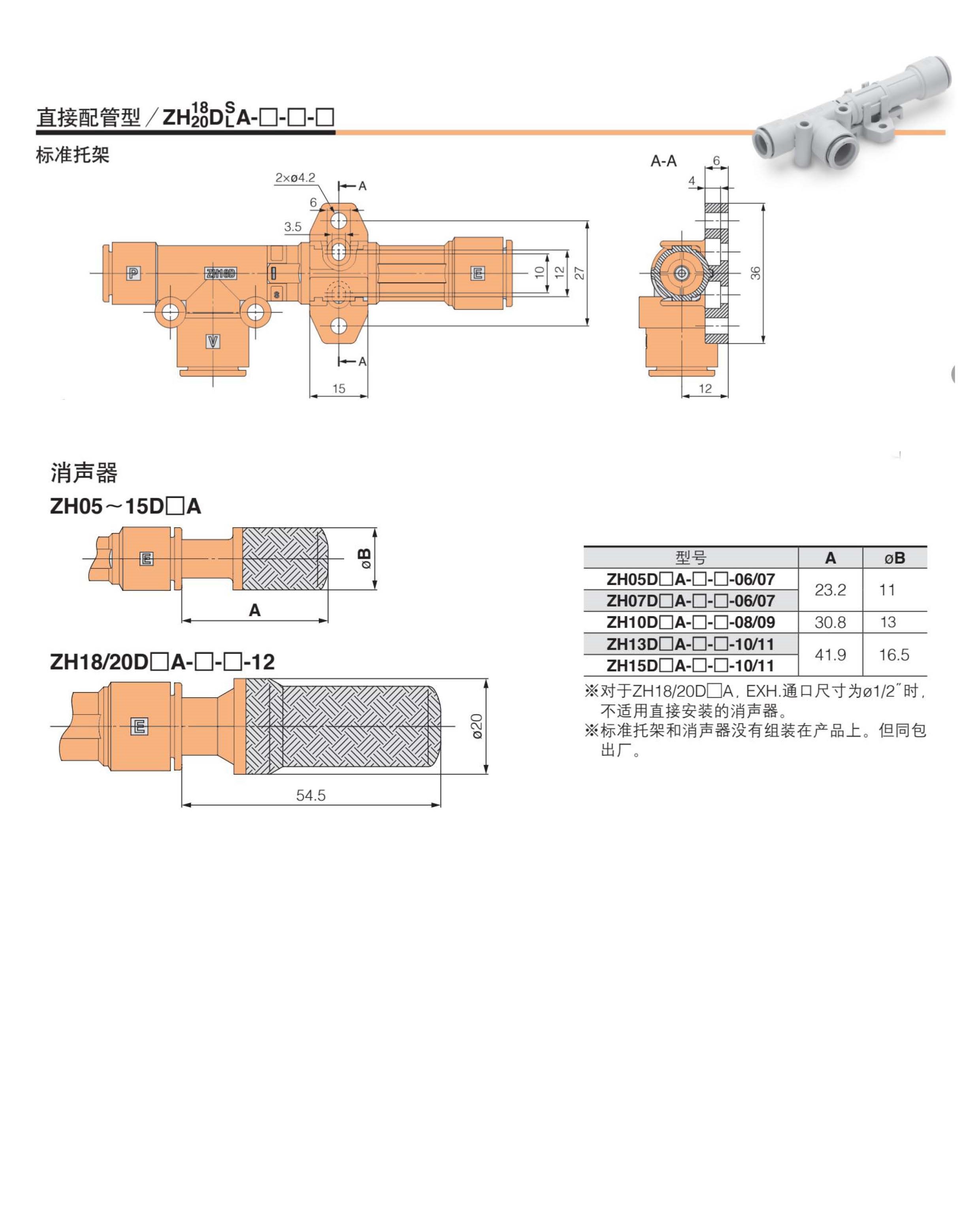 ZH系列直接配管型真空發生器